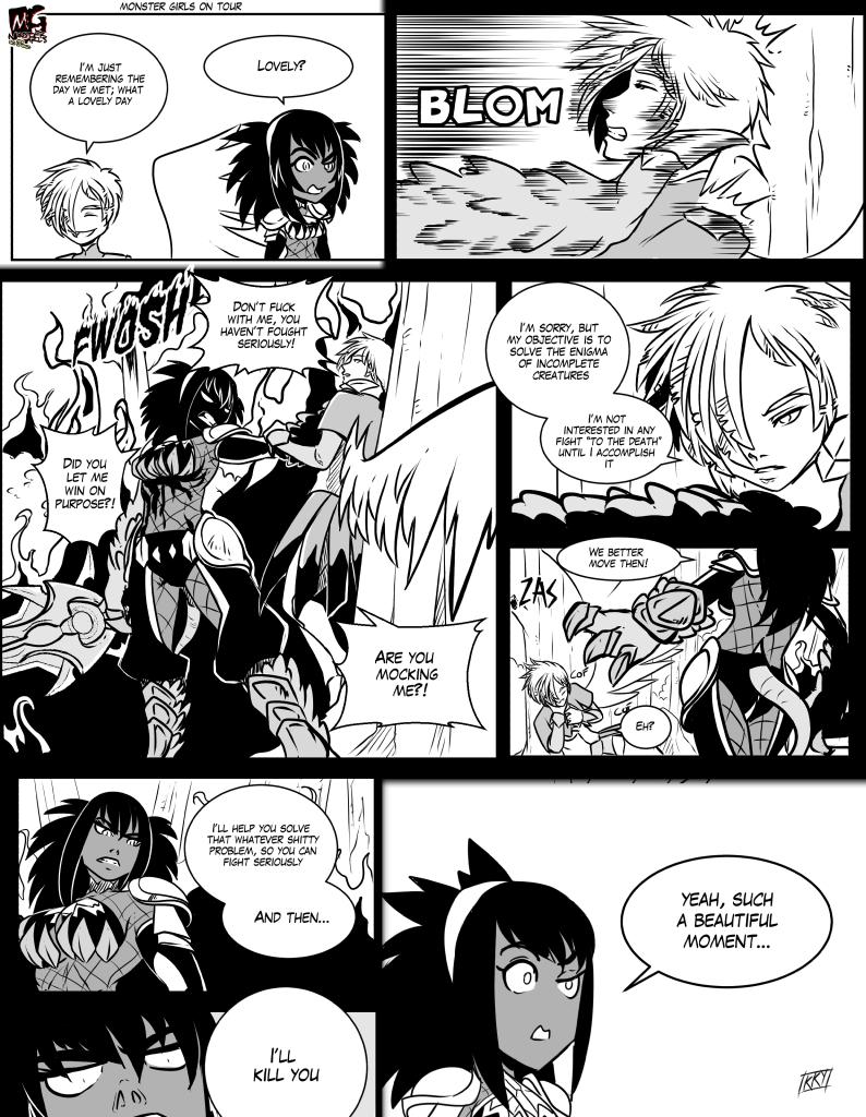 Monster girls on tour - Episode 48, Page 1: Page 048